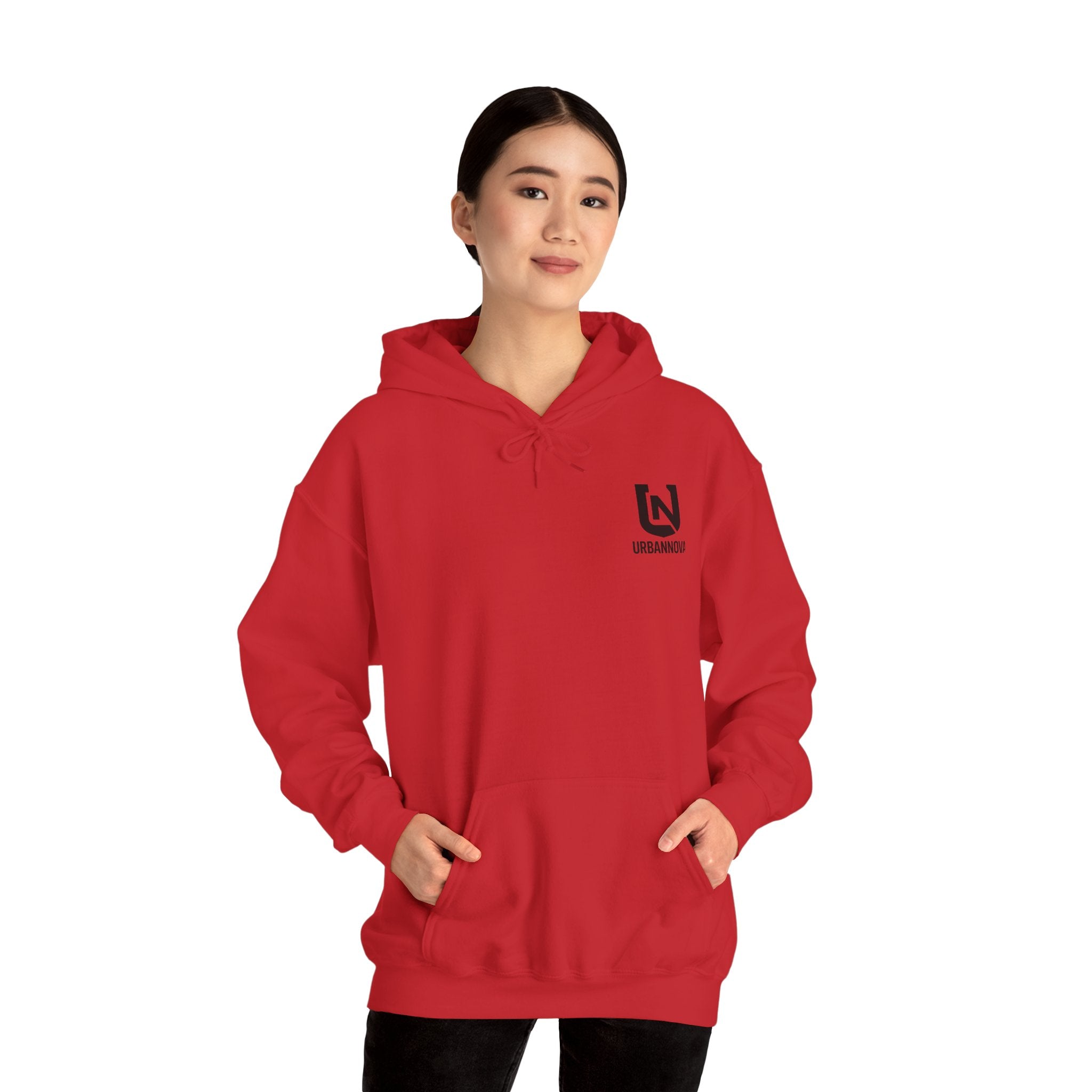 Pull à capuche Rouge