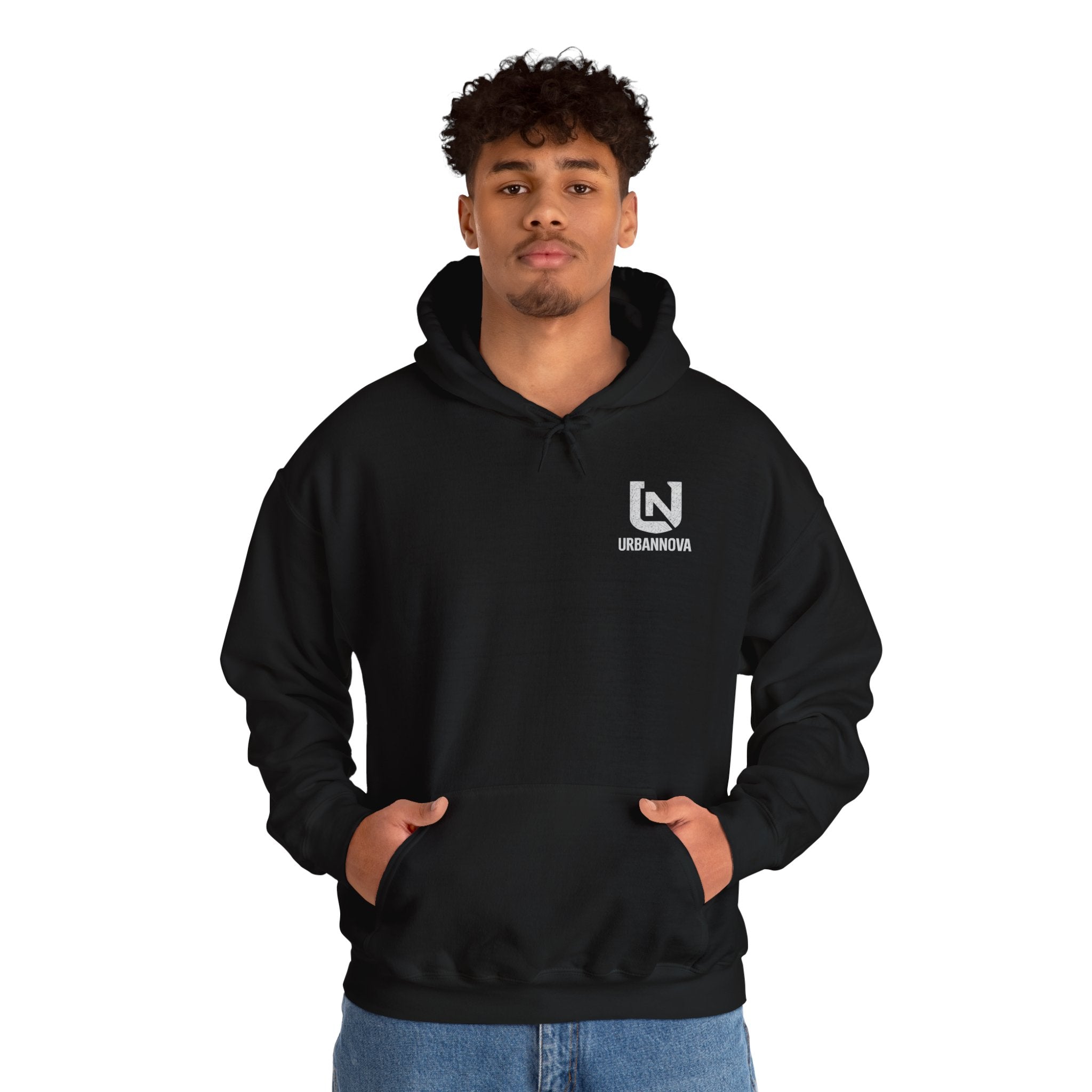 Pull à capuche Noir
